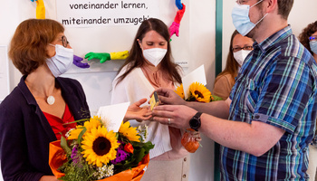 Gleich sieben Mitarbeiterinnen im Würzburger Caritashaus hatten besondere Jubiläen zu feiern.