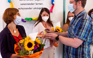 Gleich sieben Mitarbeiterinnen im Würzburger Caritashaus hatten besondere Jubiläen zu feiern.