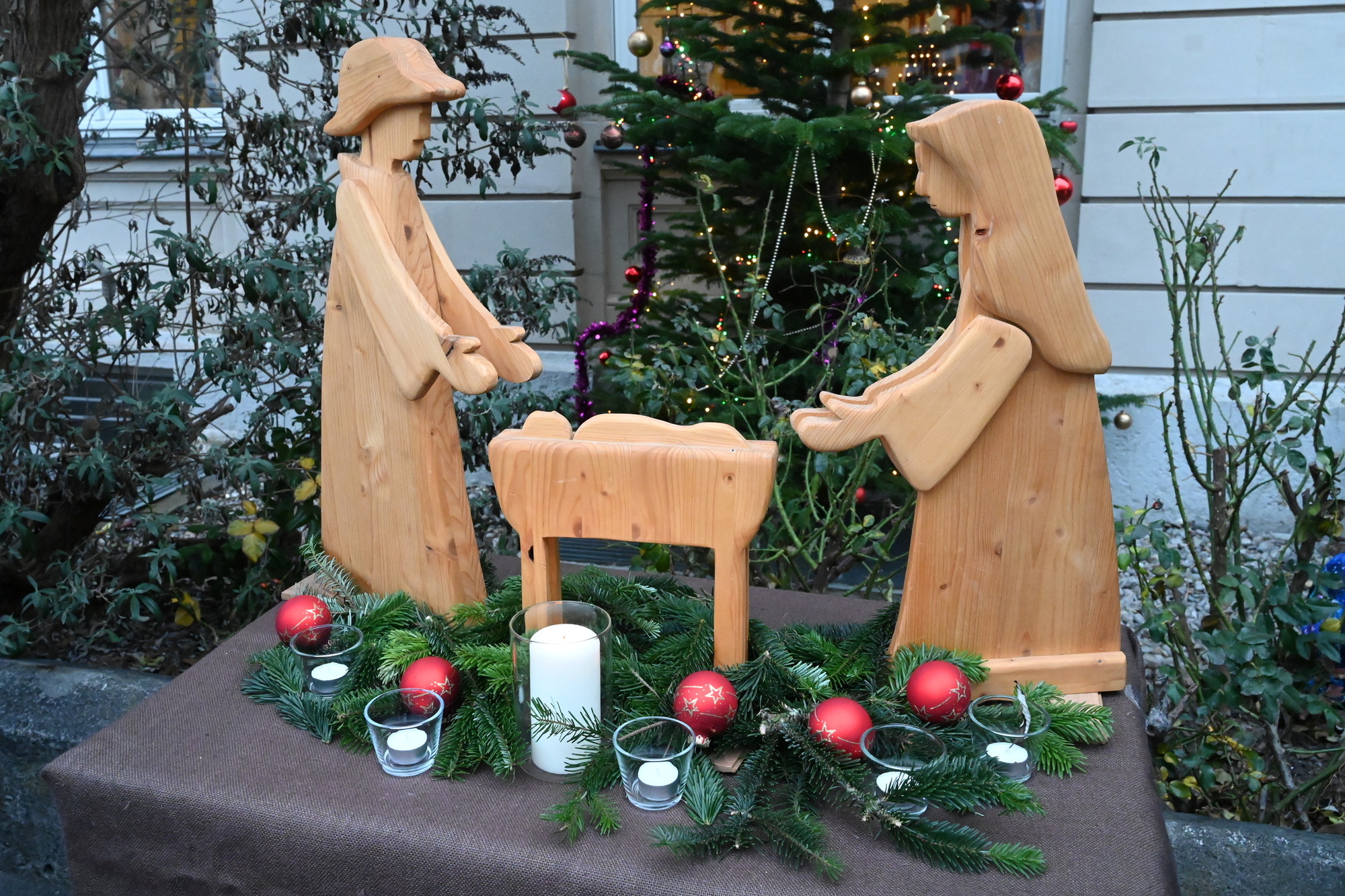 Weihnachten am Straßenrand