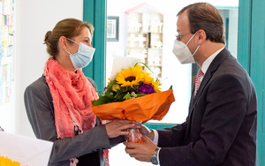 Gleich sieben Mitarbeiterinnen im Würzburger Caritashaus hatten besondere Jubiläen zu feiern.