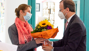 Gleich sieben Mitarbeiterinnen im Würzburger Caritashaus hatten besondere Jubiläen zu feiern.