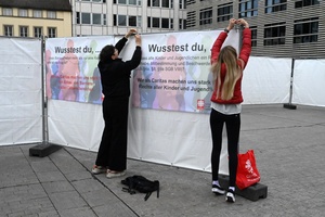 Protestaktion zum 5. Mai