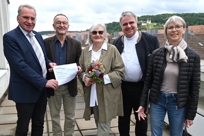 Scheckübergabe Klaus-Reinfurt-Stiftung