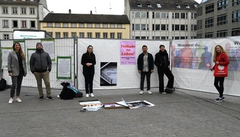 Protestaktion zum 5. Mai