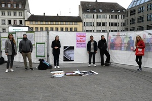 Protestaktion zum 5. Mai