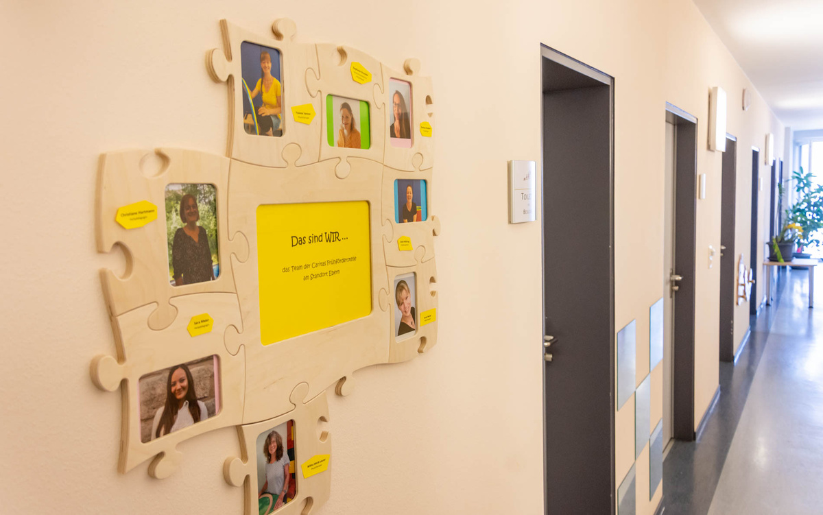 Die Frühförderstelle der Caritas in Ebern begleitet Kinder mit Entwicklungsverzögerungen oder Behinderungen von der Geburt bis zur Einschulung.