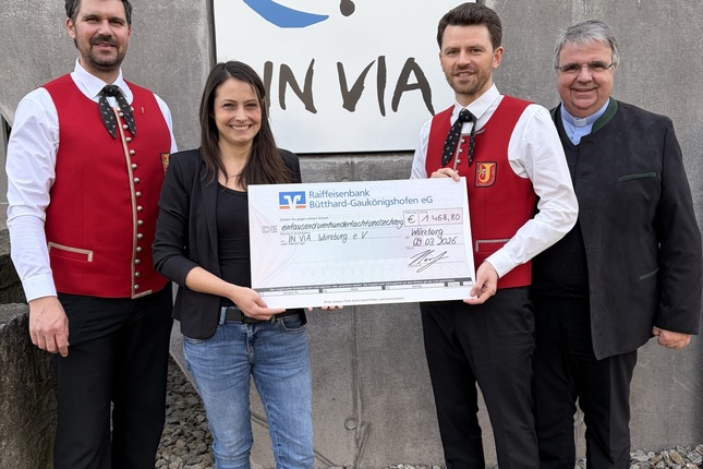 Spendenübergabe Benefizkonzert