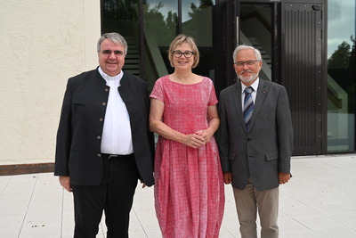 Besuch DCV-Präsidentin Welskop-Deffaa „casa Vielfalt“