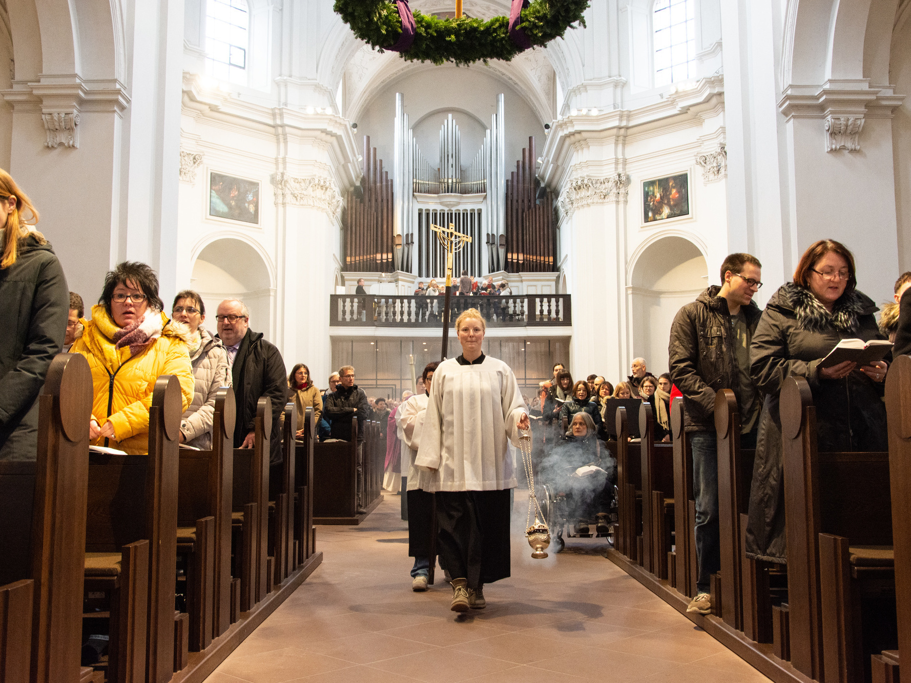 Gemeinsam mit den Kollegen aus dem Bischöflichen Ordinariat haben die Mitarbeiter des Diözesan-Caritasverbands am Donnerstag einen adventlichen Gottesdienst gefeiert.