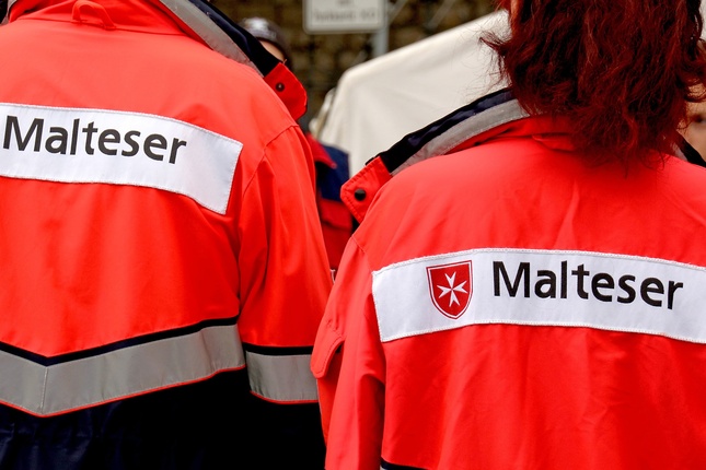Rettungskräfte der Malteser