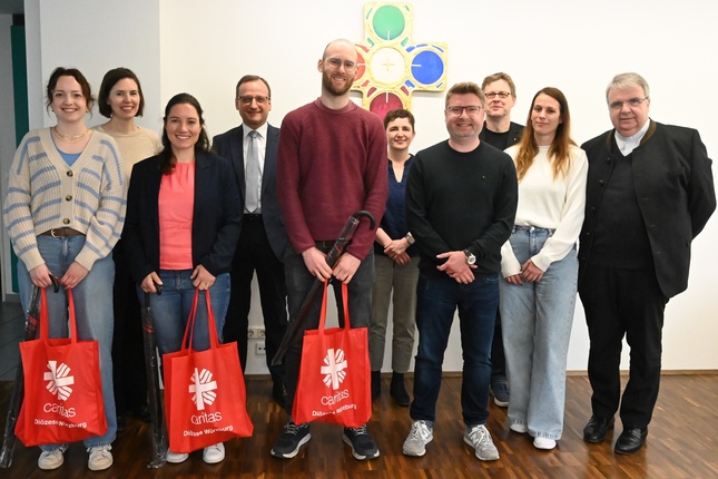 Begrüßung neuer Mitarbeitender