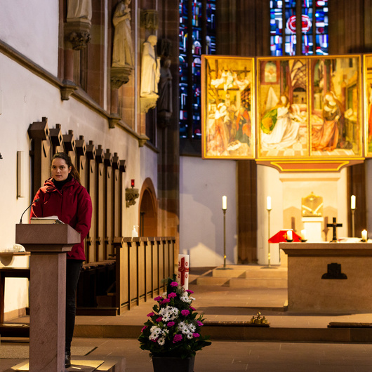 Jeder ist gerufen, Zeuge zu sein: Am 22. Januar feierten die Mitarbeiterinnen und Mitarbeiter des Würzburger Caritashauses die erste Gemeinschaftsmesse des Jahres. 